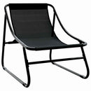 Havemøbler 2 pcs Sort 60,5 x 81 x 71 cm Pulverlakeret stål
