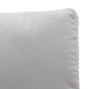 Havemøbler med pude Lysegrå 180 x 72,5 x 71 cm Polyester