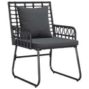 Have Spisebordssæt 3 pcs Sort og Anthracit polyrattan