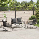Have Spisebordssæt 3 pcs Sort og Anthracit polyrattan