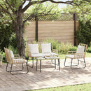 Have Spisebordssæt 3 pcs Brun og Creme polyrattan