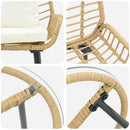 Have Spisebordssæt 3 pcs Brun og Creme polyrattan