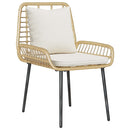 Have Spisebordssæt 3 pcs Brun og Creme polyrattan