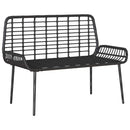Havebænk Sort og Anthracit polyrattan