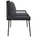 Havebænk Sort og Anthracit polyrattan