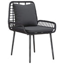 Have Spisebordssæt 3 pcs Sort og Anthracit polyrattan