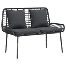 Have Spisebordssæt 3 pcs Sort og Anthracit polyrattan