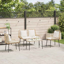 Have Spisebordssæt 3 pcs Brun og Creme polyrattan