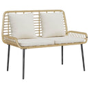 Have Spisebordssæt 3 pcs Brun og Creme polyrattan