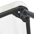 Havemøbel Bord Sort 80 x 40 x 45 cm polyrattan