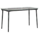 Havemøbel Bord Sort 80 x 40 x 45 cm polyrattan