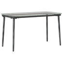 Havemøbel Bord Sort 80 x 40 x 45 cm polyrattan