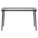 Havemøbel Bord Sort 80 x 40 x 45 cm polyrattan