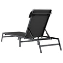Solseng 1-person Sort og Anthracit 197 x 54 x 86 cm Stål