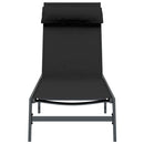 Solseng 1-person Sort og Anthracit 197 x 54 x 86 cm Stål