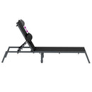 Solseng 1-person Sort og Anthracit 197 x 54 x 86 cm Stål