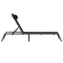 Solseng 1-person Sort og Anthracit 197 x 54 x 86 cm Stål