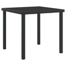 Havemøbel Bord Sort 80 x 80 x 73 cm Metal