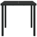 Havemøbel Bord Sort 80 x 80 x 73 cm Metal
