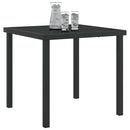 Havemøbel Bord Sort 80 x 80 x 73 cm Metal