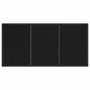 Havemøbel Bord Sort 160 x 80 x 73 cm Metal