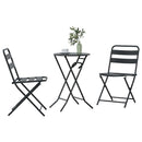 Have Bistro Sæt 3 pcs Antracit Stål