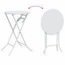 Havemøbel Bord Hvid 50 x 50 x 72 cm Metal