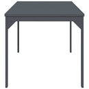 Terrassebord Antracit 180 x 80 x 74 cm Pulverlakeret stål