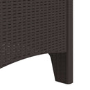 Have Stol med pude 4 pcs Brun 53 x 49 x 85 cm Polypropylen