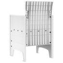 Have Stol med pude 4 pcs Hvid 53 x 49 x 85 cm Polypropylen