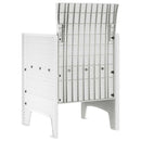 Have Stol med pude 4 pcs Hvid 53 x 49 x 85 cm Polypropylen