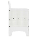 Have Stol med pude 4 pcs Hvid 53 x 49 x 85 cm Polypropylen