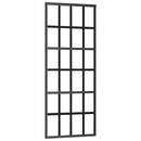 skydedør med hardwaresæt 76x205 cm ESG glas sort
