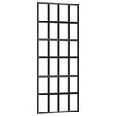 skydedør med hardwaresæt 76x205 cm ESG glas sort