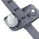 Blød luk damper 2 pcs Grå 125 x 47 x 15 mm PP