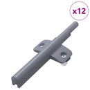 Blød luk damper 12 pcs Grå 125 x 47 x 15 mm PP