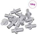 Hylde Peg 4500 pcs Sølv 8,6 x 8,6 x 14,6 mm Stål