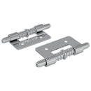 Lås 2 pcs Sølv 46 x 17 x 1,2 mm Stål
