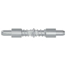 Lås 2 pcs Sølv 46 x 17 x 1,2 mm Stål