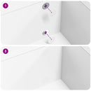 Klistermærke 2 pcs Hvid Ø 20 x 0,5 mm Papir
