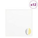 Klistermærke 12 pcs Hvid Ø 20 x 0,5 mm Papir
