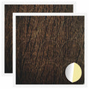Klæbende Skrue Cover 2 pcs Brun eg Ø 20 x 0,5 mm Coated Papir