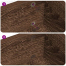 Klæbende Skrue Cover 12 pcs Brun eg Ø 20 x 0,5 mm Coated Papir