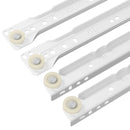 Skuffeskinne 12 pcs Hvid 250 mm Stål