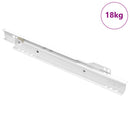 Skuffeskinne 87 pcs Hvid Stål