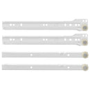 Skuffeskinne 87 pcs Hvid Stål