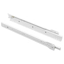 Skuffeskinne 2 pcs Hvid 300 mm Stål