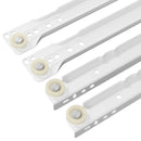 Skuffeskinne 12 pcs Hvid 300 mm Stål