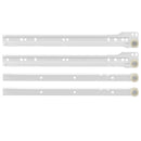 Skuffeskinne 73 pcs Hvid Stål