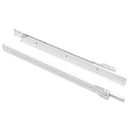 Skuffeskinne 2 pcs Hvid 350 mm Stål